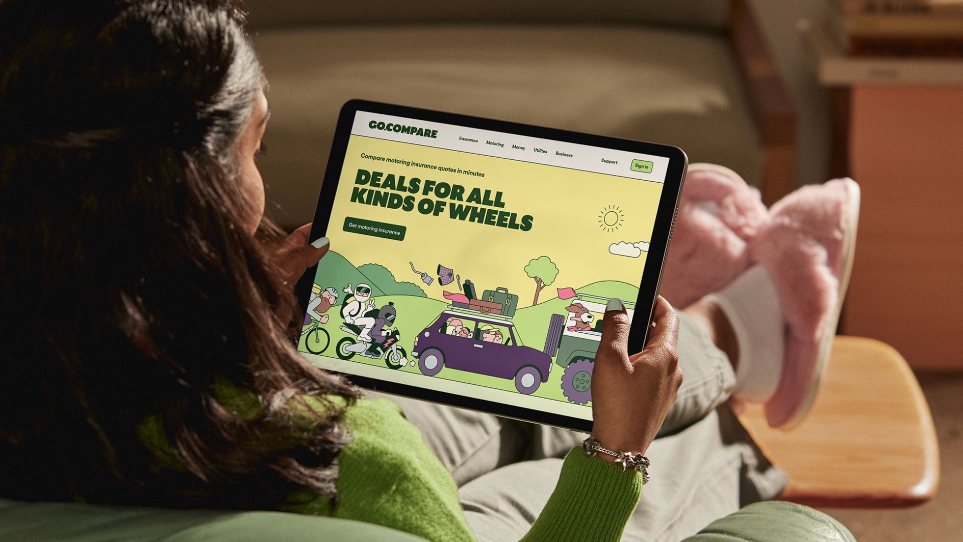 Identité visuelle Go Compare