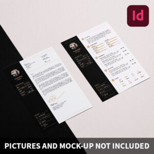 Template CV Indesign gratuit
