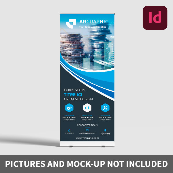 Template Roll-Up Gratuit Indesign