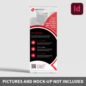 Template Roll-up InDesign Gratuit