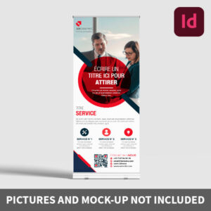 Template InDesign gratuit Roll-up