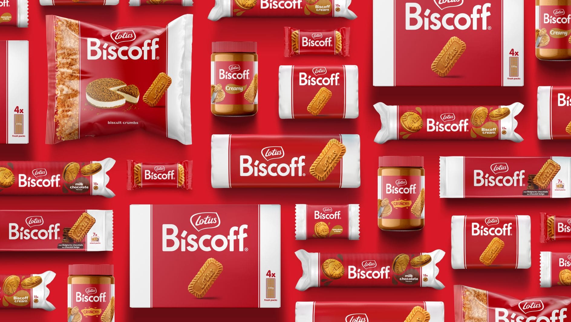 Identité visuelle Lotus Biscoff