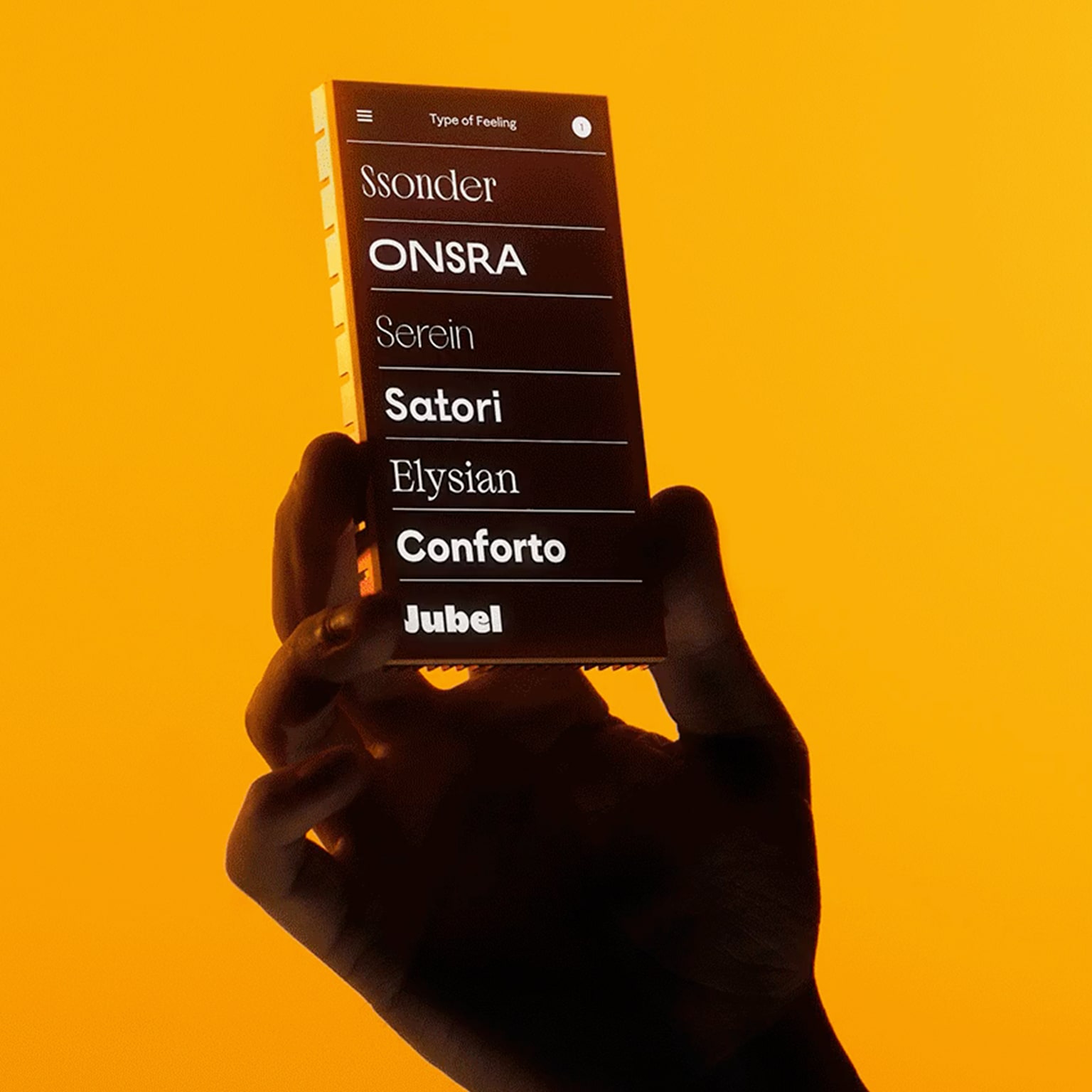 Type of Feeling - & walsh - blog graphisme