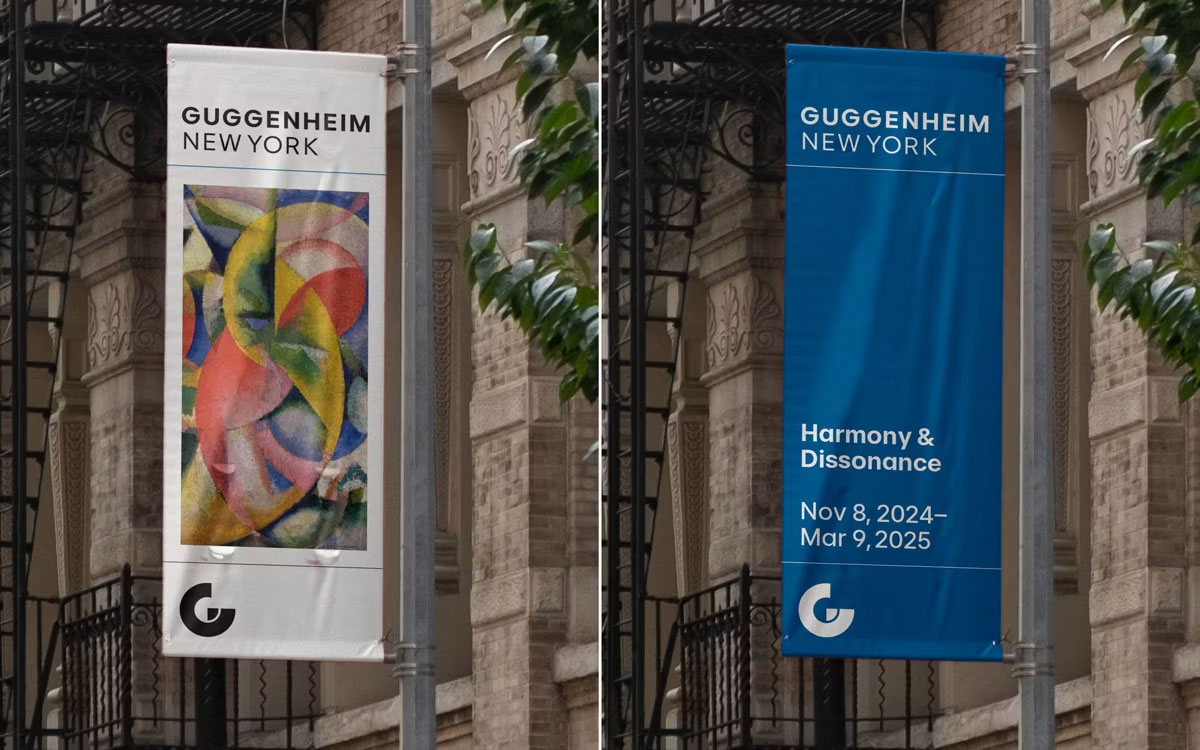 identité visuelle Guggenheim