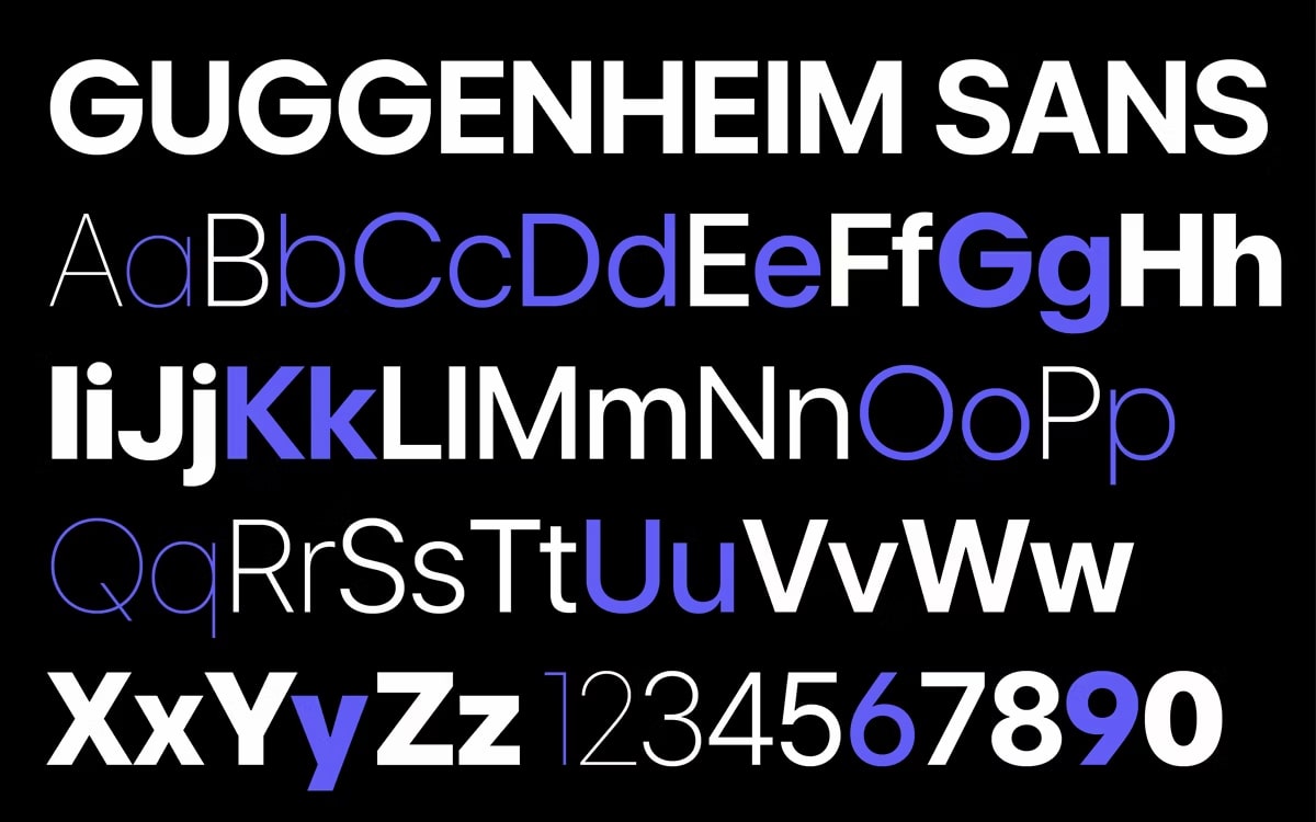 identité visuelle Guggenheim