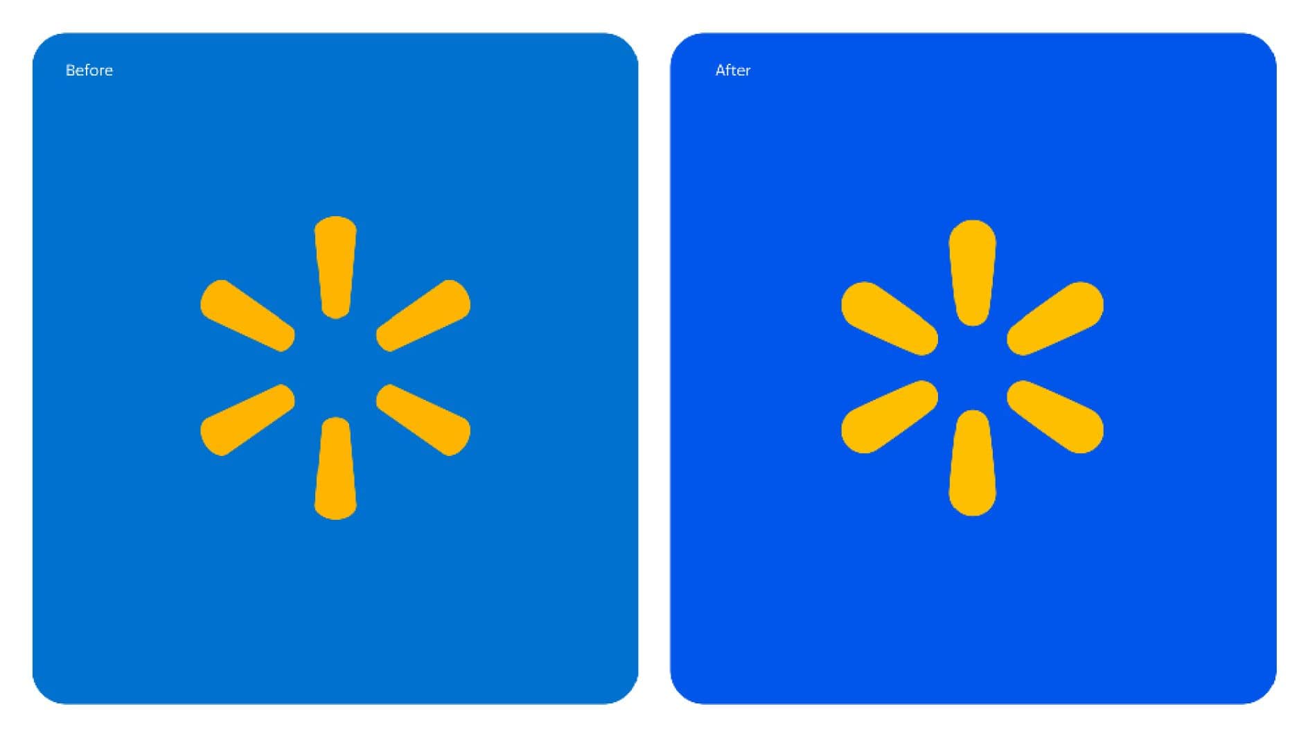 Identité visuelle Walmart