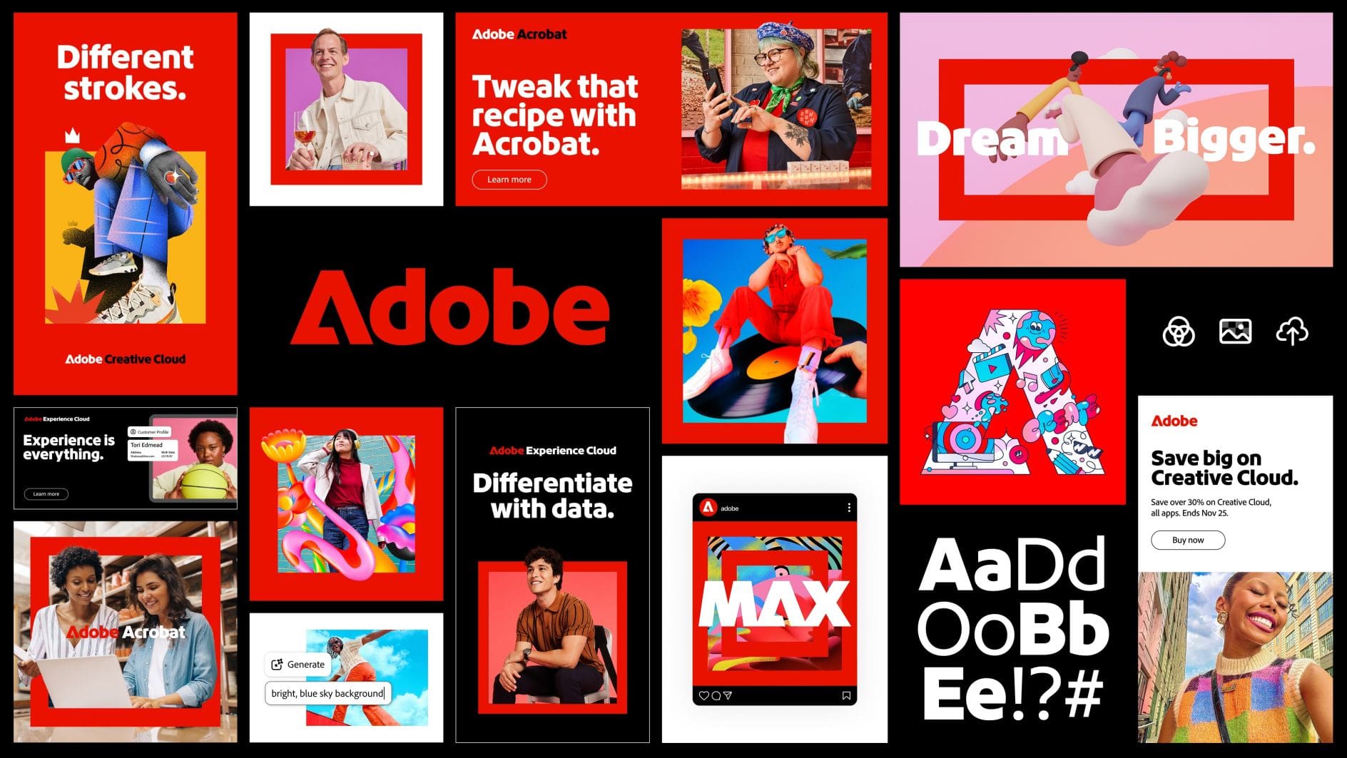 identité visuelle Adobe